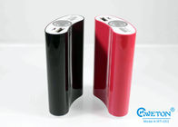 Promotional 6600mAh Gift Power Bank , Mobile Battery Backup Charger White Red Black