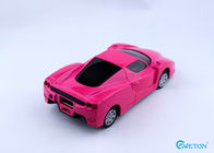Sporty Pink 6000mAh Gift Ferrari Car Shaped  Power Bank For iPhones, Tablets