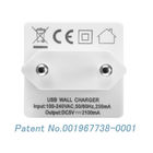 MLP01-E Eu Plug Dual Usb Cell Phone Travel Charger With Output Current 2.1 Amp For Ipad, Iphone, Ipod