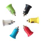 Portable Micro USB Car Chargers With Cigar Lighter For Mobile Phone