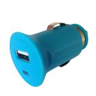 Blue Micro Mini USB Car Chargers Portable For Mobile Phone