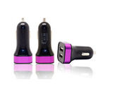 IC Program dual 5V USB Car Charger With  ABS + aluminium frame for iPhone5