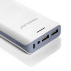 Pocket Rectangle White Backup Power Bank 16000mah ，External Battery Pack