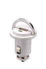 White Matte1200 Ma CA40 1.2a 12 - 24V Apple iPhone Car Chargers For Mobile Phones CE, FCC