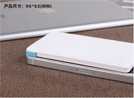 2500mah Cell phone High Power Gift Power Bank with Build-in Cable , Li-polymer Battery