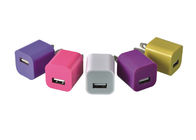 High Output  Single 5V 1A  USB Wall Charger For Apple , Switching Power Supply Multi color