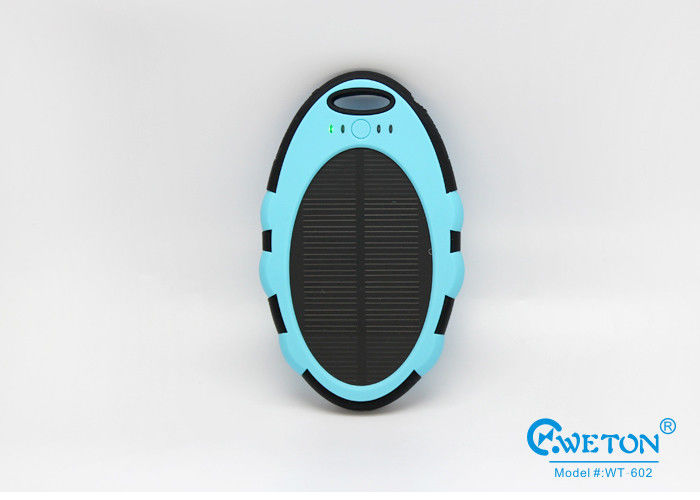 High Capacity External 5Shockproof Solar Power Charger 5000 mAh OF Li-polymer cell