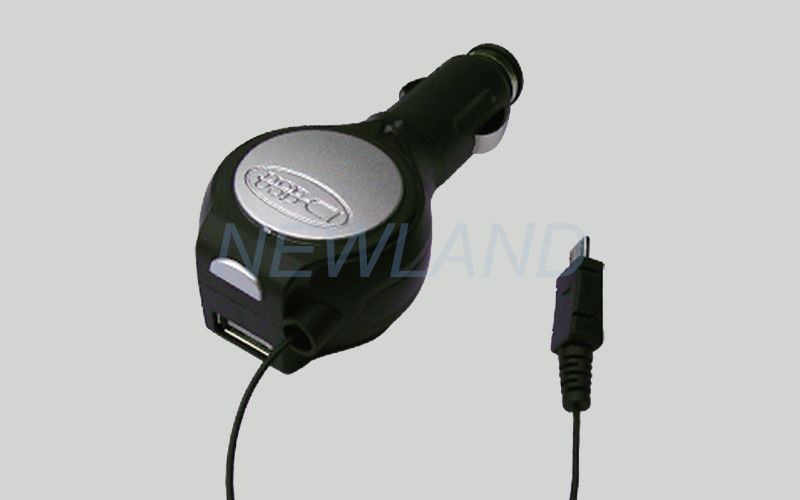 5V 2A Retractable Micro USB Charger , Portable USB Car Charger for IPad