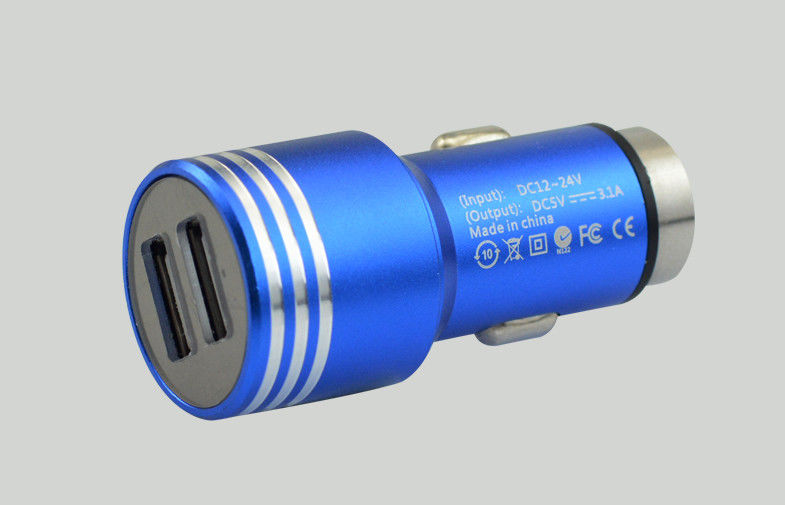 5v 2a Dual USB Car Charger , Mobile Phone Battery Car Charger
