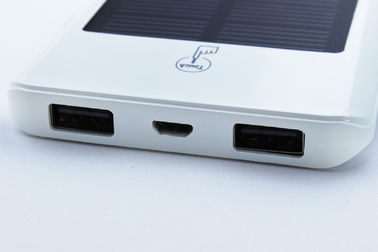 7200mAh Touch Control Elegant Rotation Indicator Portable Solar Power Bank For USB devices