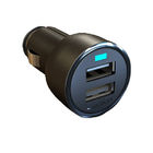 RoHS Approved Matte Portable 3100 mA  Micro Dual Usb Car Chargers For Tablet Pc, Smartphone - CA5536