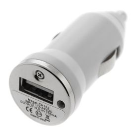 Mini USB Apple iPhone Car Chargers White Power For Apple iPhone 4 / 4G / 4S