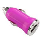 USB Pink Apple iPhone Car Chargers For Apple iPhone 4 / 4G With Car Cigar Lighter