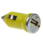 Yellow USB Apple iPhone Car Chargers 16GB / 32GB For Apple iPhone 4 / 4G