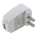 White Cell Phone USB Charger , Home Travel AC Adapter Wall Charger For Apple iPod