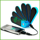 High Capacity 1000MAH Cell Phone Foldable Solar Charger With 6pcs Leaves