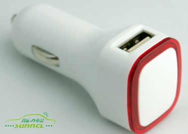 light weight ABS smartphone double USB Car Adapter 5V 2100MA