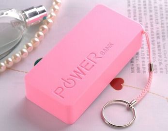 5200mAh Rectangle Black External Portable Power Bank For Mobile Devices