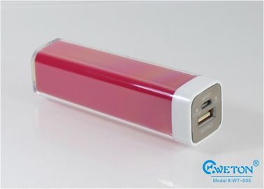 Custom Mini Lipstick Plastic Power Bank Of Samsung 18650 Li-ion cells