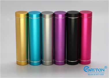 Round Aluminum Tube Low Cost Mini Gift Power Bank 2000mAh For Cell Phone