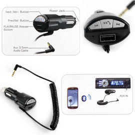 Bluetooth  v3.0 USB Car Charger Answer Call Receiver & Music Control Handsfree Car Kit