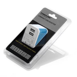 5V 2.1A Multi Port USB Charger Adapter , portable double USB wall charger