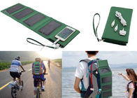 5W Foldable Solar Charger With Built-in 7000mAh Li-polymer Power Bank 1.5W Torch