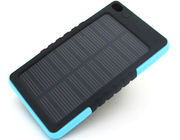 6000MAH Solar Plastic Power Bank Waterproof For Mobile Phone Charger