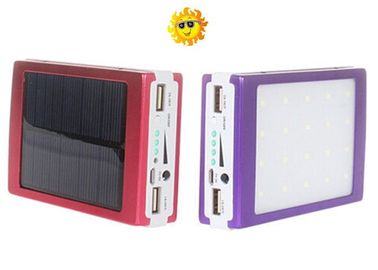 High Capacity Portable Solar Power Bank for mobile , USB power bank