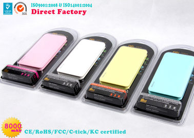 Custom Logo Printed Wallet Power Bank / High Capacity Back-up Battery Charger for Smartphone