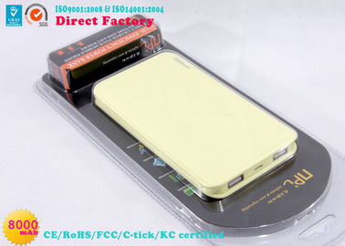 Custom Logo Printed Wallet Power Bank / High Capacity Back-up Battery Charger for Smartphone