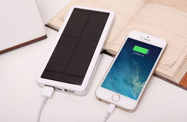 12800mah Portable Solar Power Bank for Mobile Phone / Tablets with Li-Polymer Battery