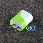 Travel Wall Universal USB Power Adapter Battery For Iphone / Andorid Smartphones