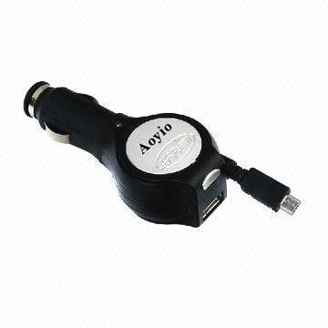 Mirco USB Retractable Car Charger