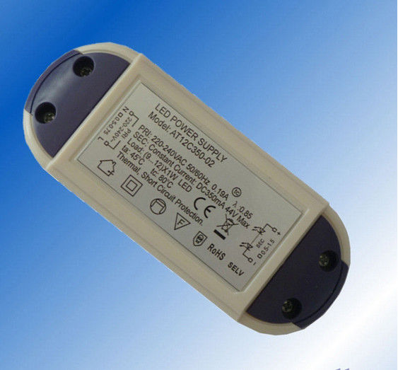 12V DC 1A 12W Constant Voltage Led Driver IP65 EN61000-3-2 ROHS CE