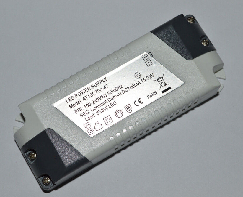 500Ma Non-Dimmable Constant Current Led Driver For 16W / 18W Led Lights