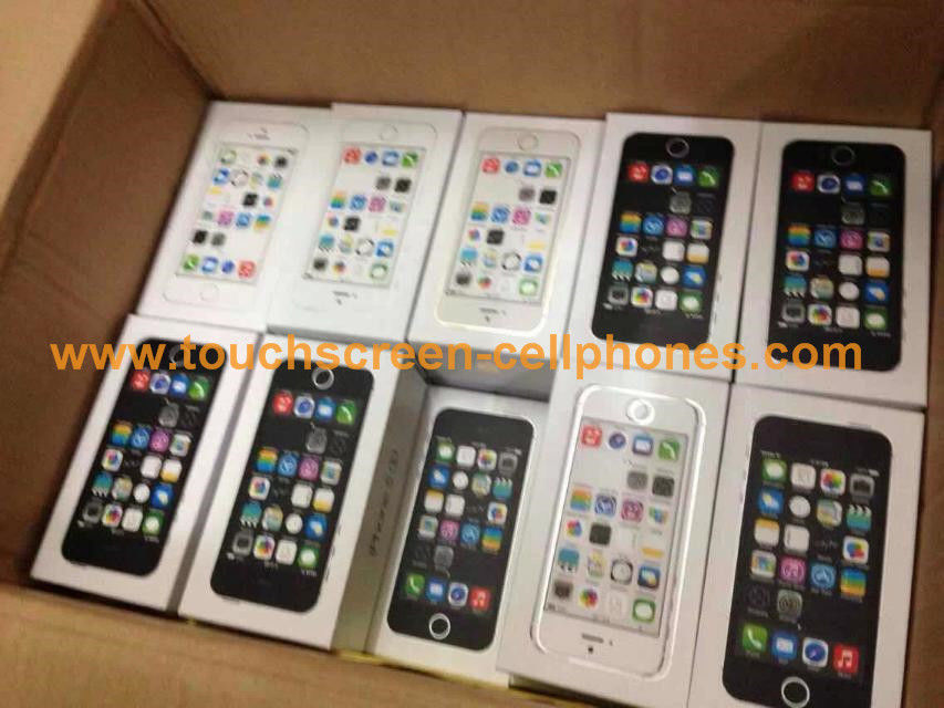 Multi Language  4 Inch Mobile Phone 2G Apple Iphone 5s , Talking Time 4 Hours