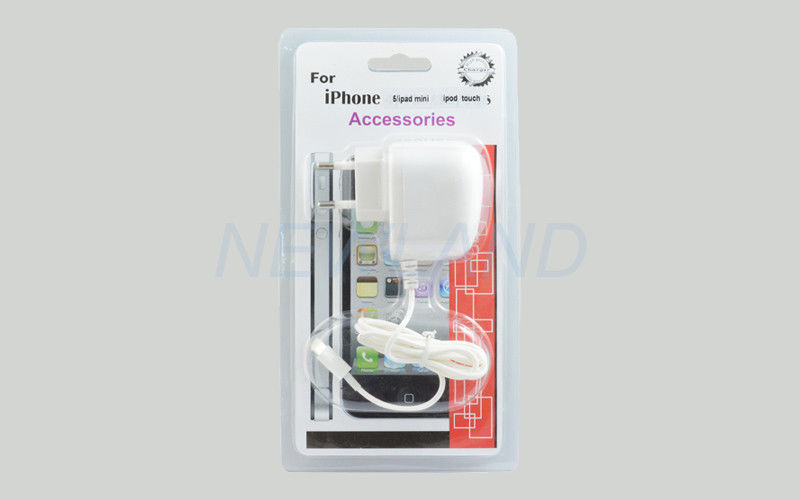 Portable 5v 2.1a 8 Pin White Mobile Phone Travel Charger For iPad Air