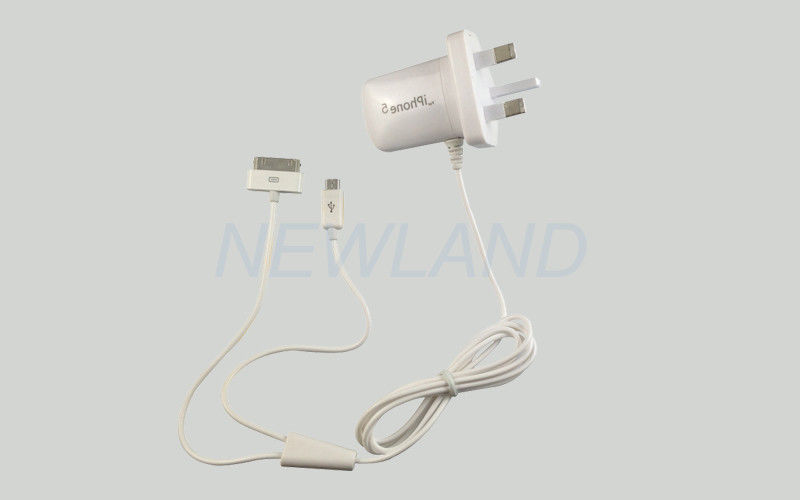 5v 1.2a Mobile Phone Travel Charger , Smart Mobile Phone Power Charger For Travel