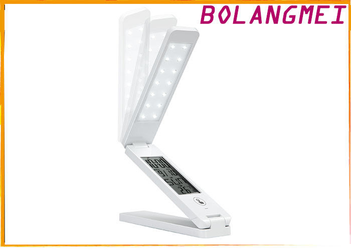 Touch Sensor LCD Calendar USB LED Table Lamp Rechargeable / Cordless LED Desk Lamp
