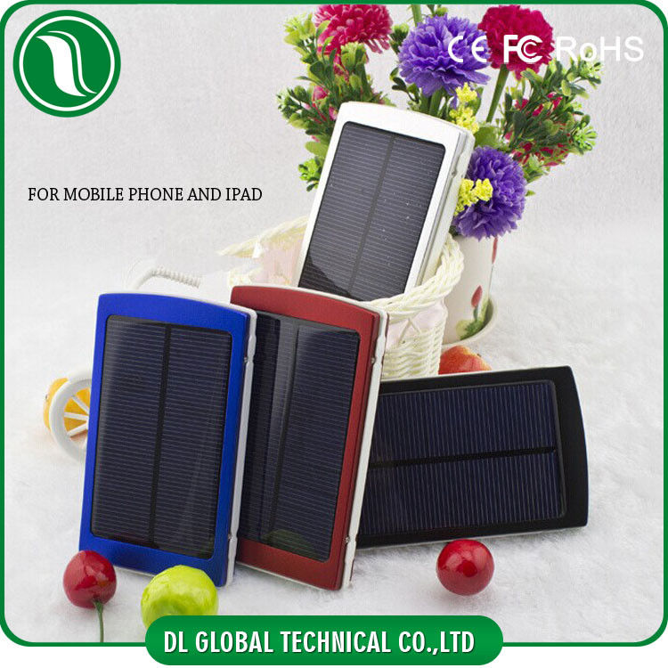 Cell Phone Solar Charger Portable Mobile Power Bank 10000mah / 8000mah / 6000mah
